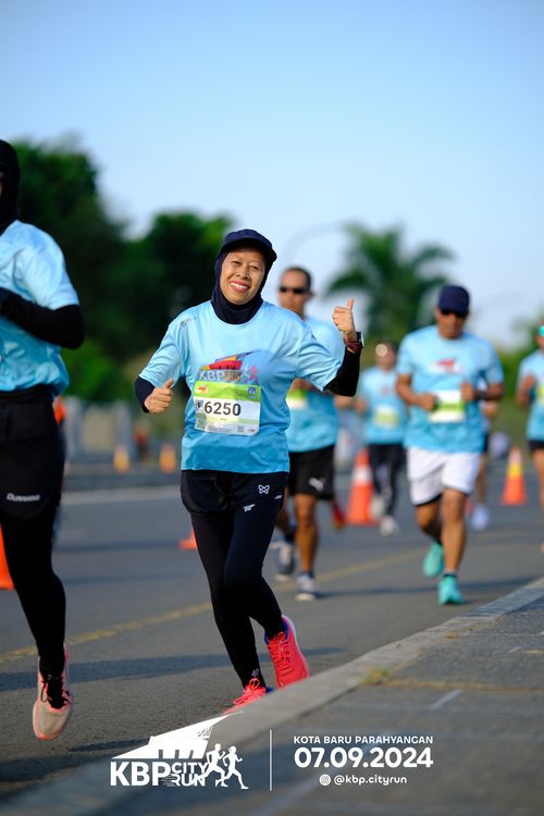 Race photo from KBP City Run 2024