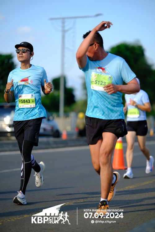 Race photo from KBP City Run 2024