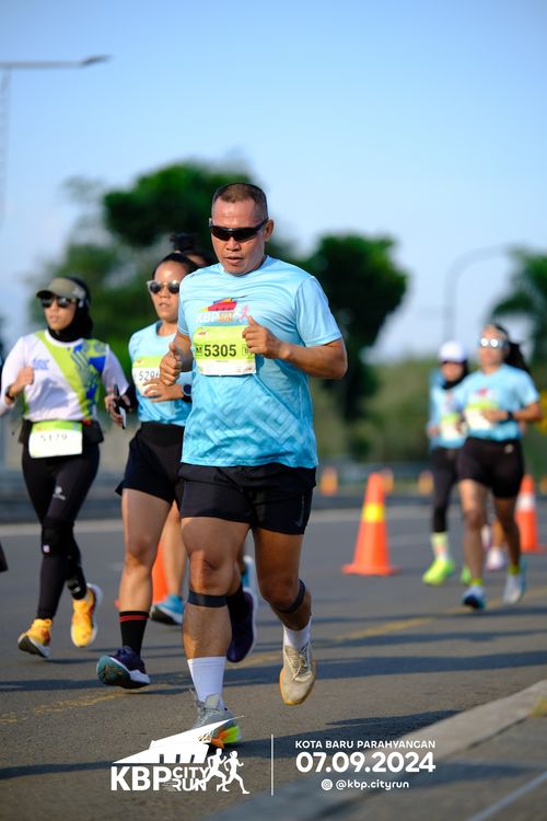 Race photo from KBP City Run 2024