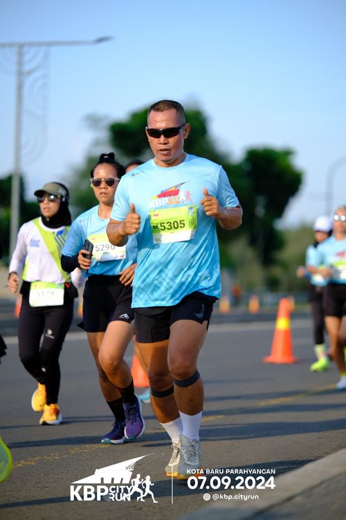 Race photo from KBP City Run 2024