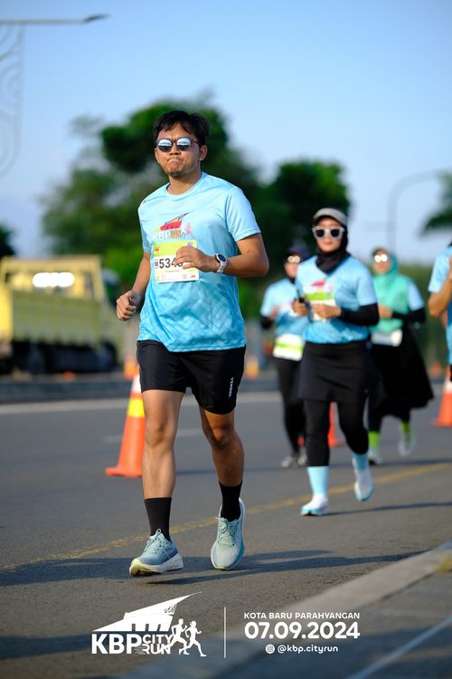 Race photo from KBP City Run 2024