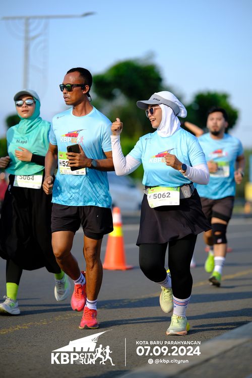 Race photo from KBP City Run 2024