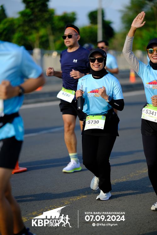 Race photo from KBP City Run 2024