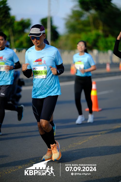 Race photo from KBP City Run 2024