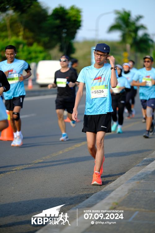 Race photo from KBP City Run 2024