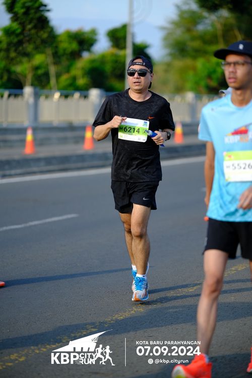 Race photo from KBP City Run 2024