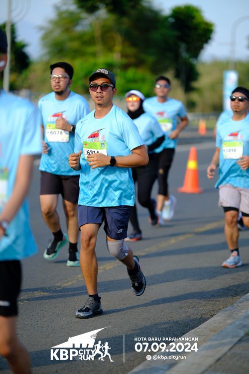 Race photo from KBP City Run 2024
