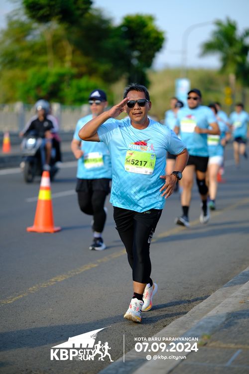 Race photo from KBP City Run 2024