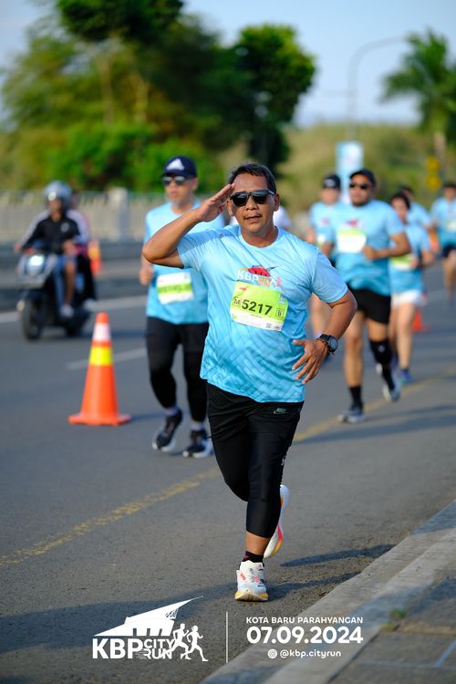 Race photo from KBP City Run 2024