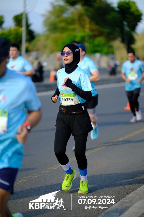 Race photo from KBP City Run 2024