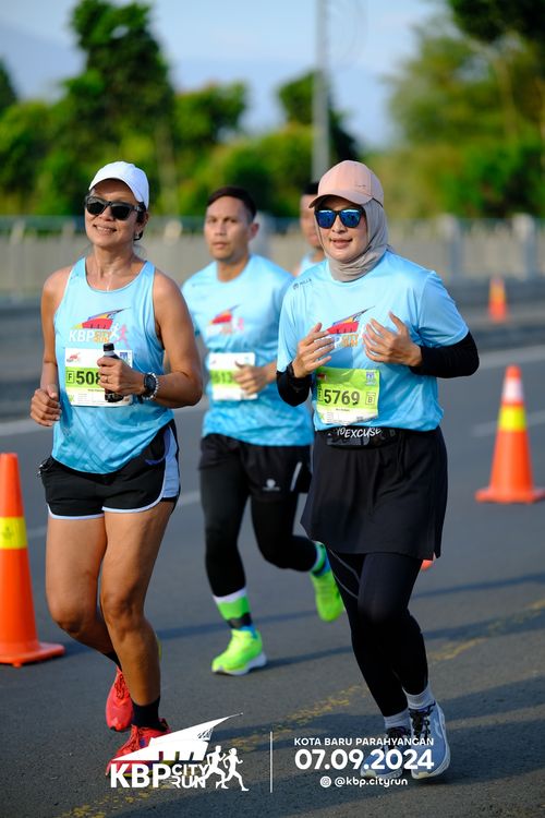 Race photo from KBP City Run 2024