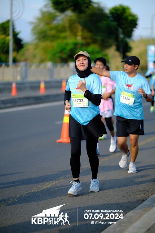 Race photo from KBP City Run 2024