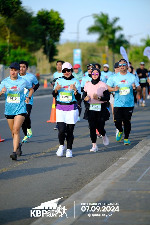 Race photo from KBP City Run 2024