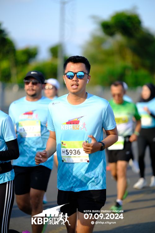 Race photo from KBP City Run 2024