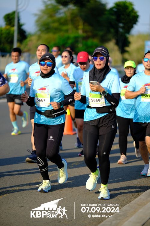 Race photo from KBP City Run 2024