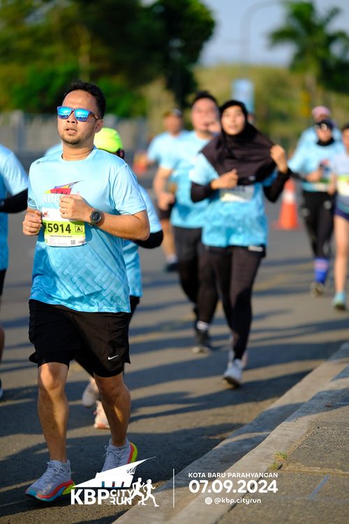 Race photo from KBP City Run 2024