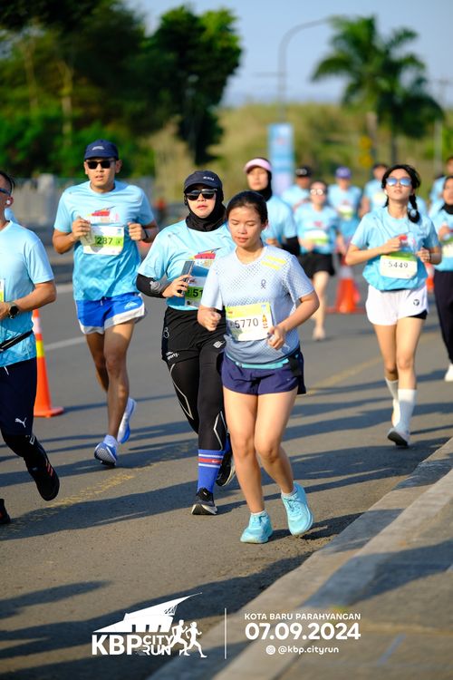 Race photo from KBP City Run 2024