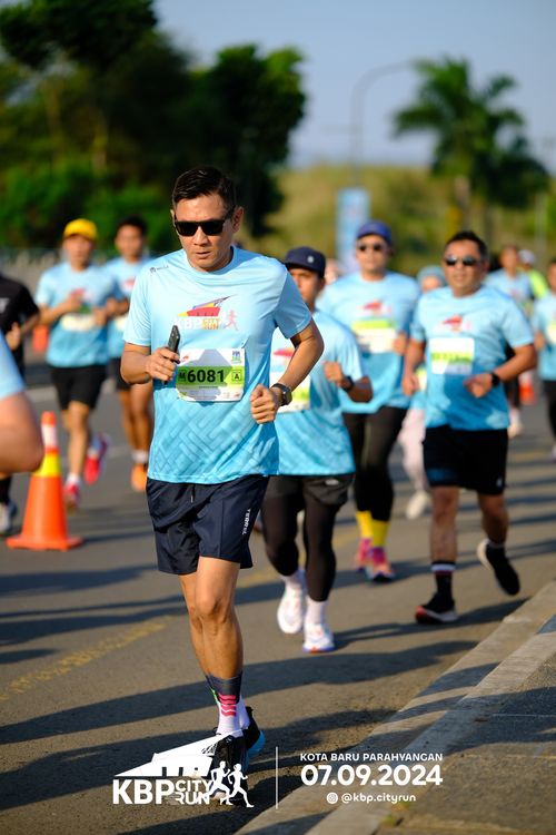 Race photo from KBP City Run 2024