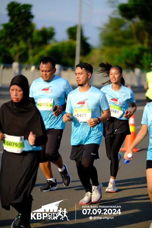 Race photo from KBP City Run 2024