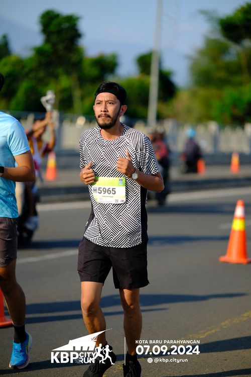 Race photo from KBP City Run 2024