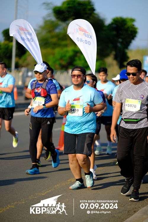 Race photo from KBP City Run 2024