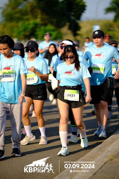 Race photo from KBP City Run 2024