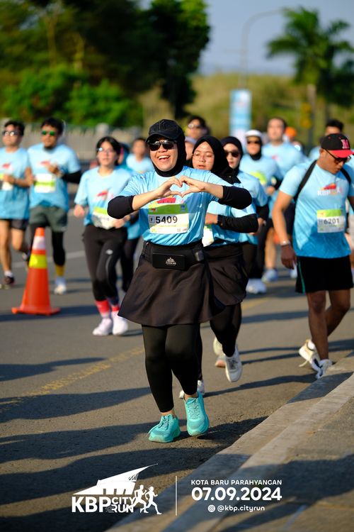 Race photo from KBP City Run 2024