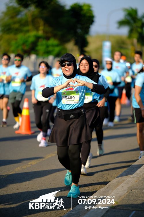 Race photo from KBP City Run 2024