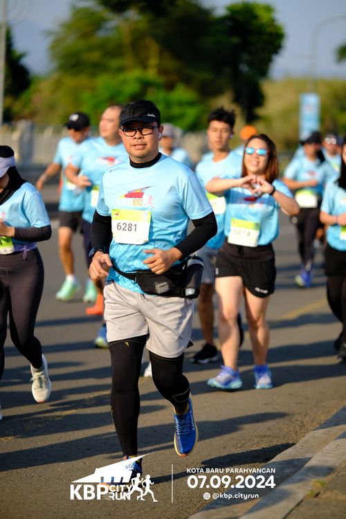 Race photo from KBP City Run 2024