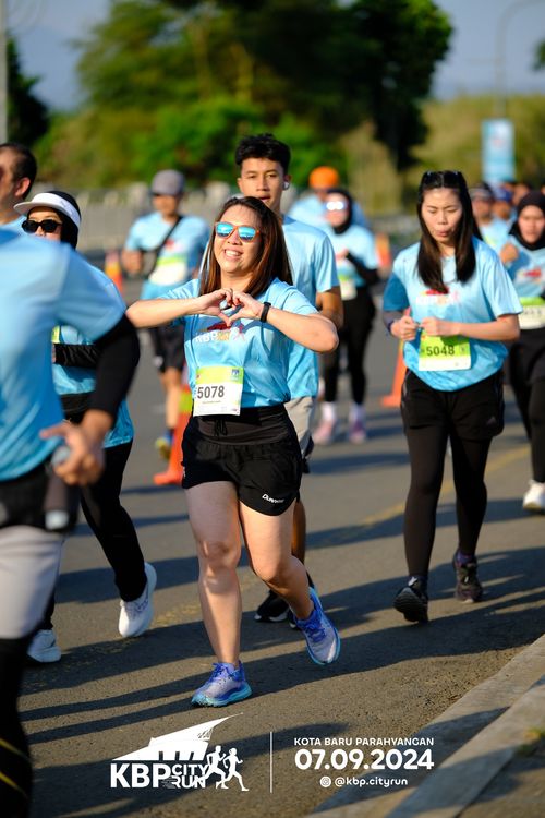 Race photo from KBP City Run 2024