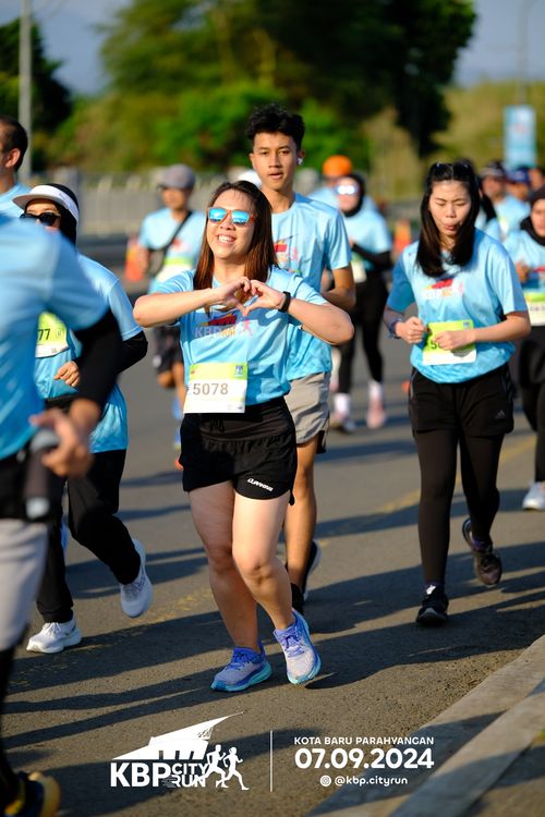 Race photo from KBP City Run 2024