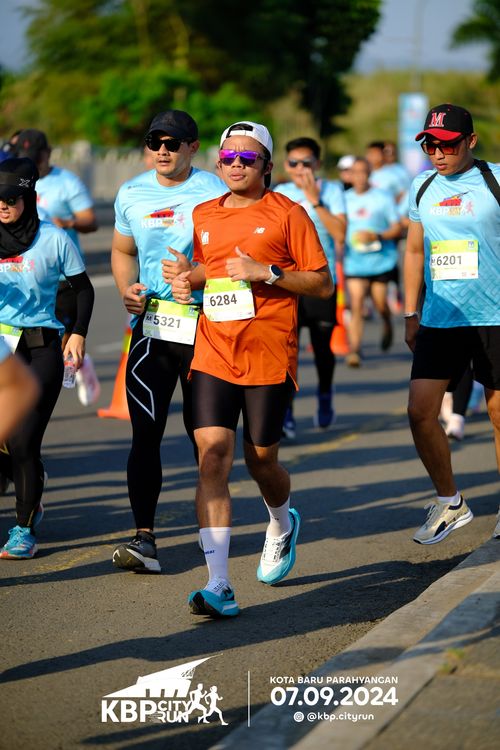 Race photo from KBP City Run 2024