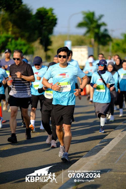 Race photo from KBP City Run 2024