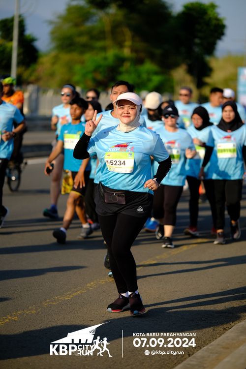 Race photo from KBP City Run 2024