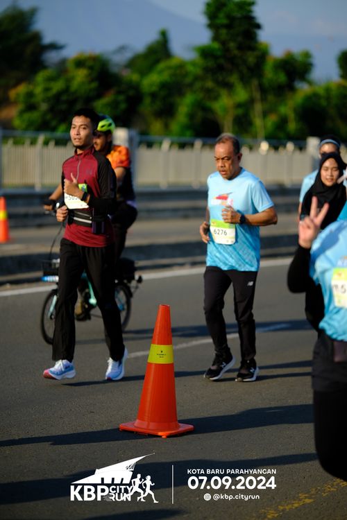 Race photo from KBP City Run 2024