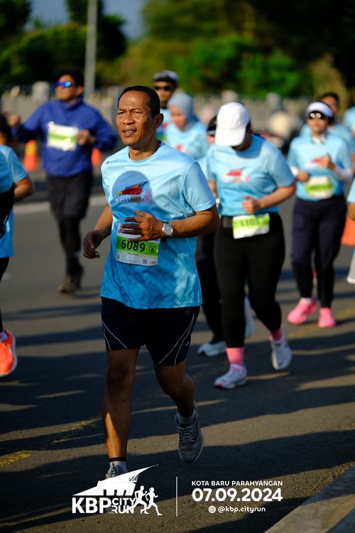 Race photo from KBP City Run 2024