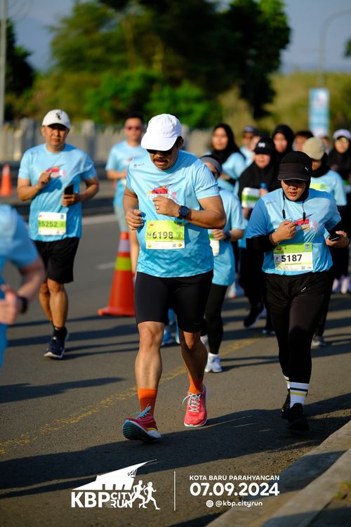 Race photo from KBP City Run 2024