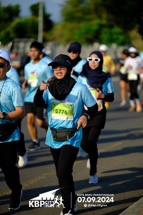 Race photo from KBP City Run 2024