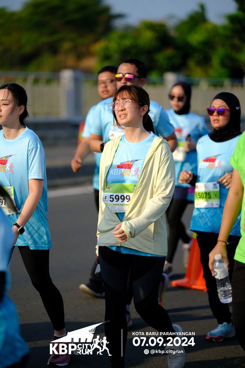 Race photo from KBP City Run 2024