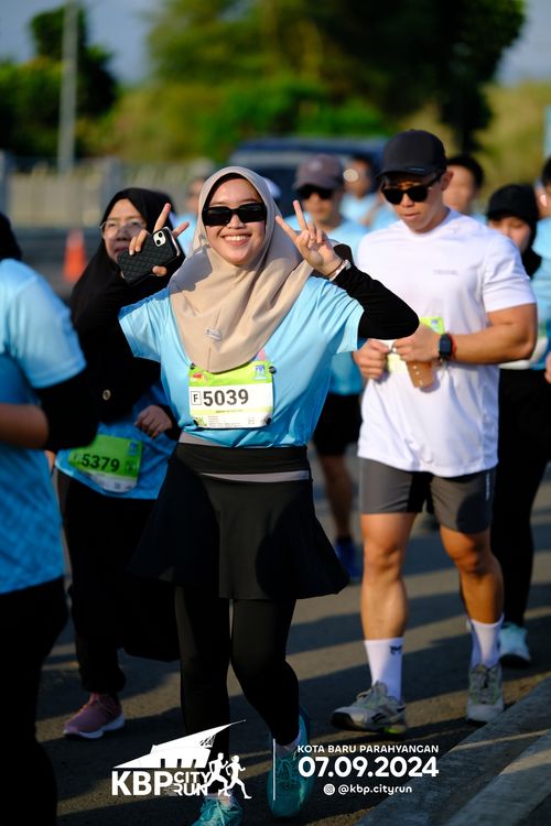 Race photo from KBP City Run 2024