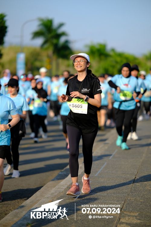 Race photo from KBP City Run 2024