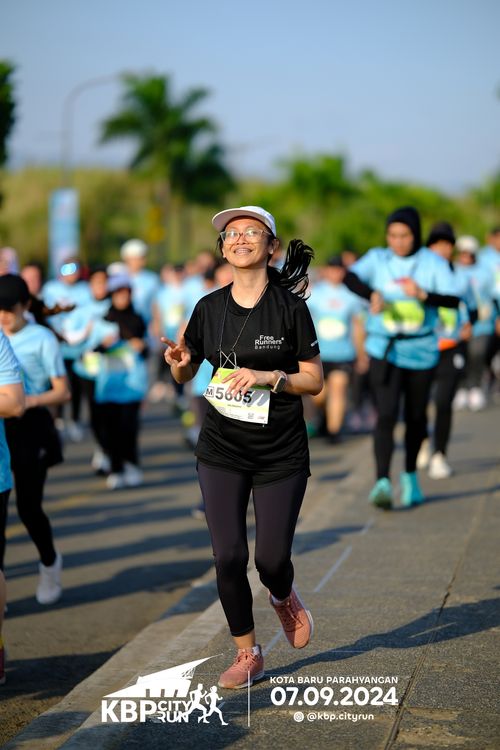 Race photo from KBP City Run 2024
