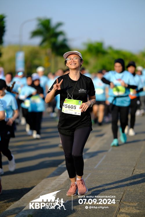Race photo from KBP City Run 2024