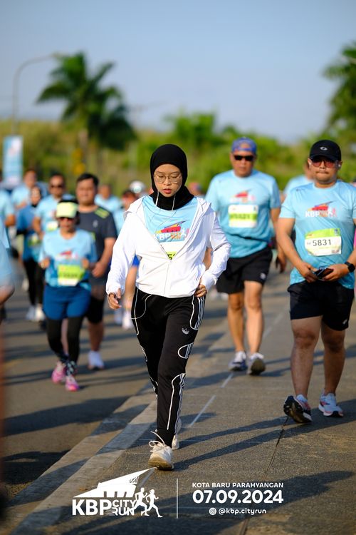 Race photo from KBP City Run 2024