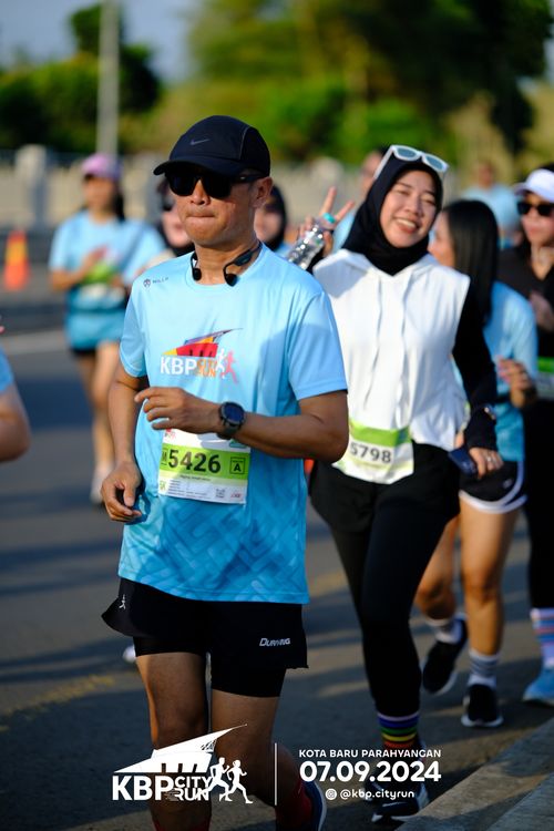 Race photo from KBP City Run 2024