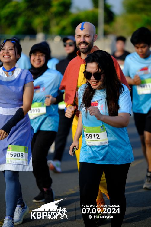 Race photo from KBP City Run 2024