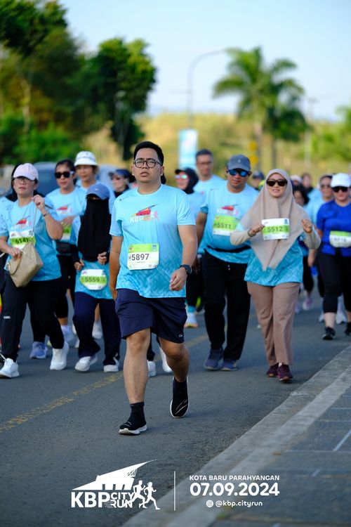 Race photo from KBP City Run 2024