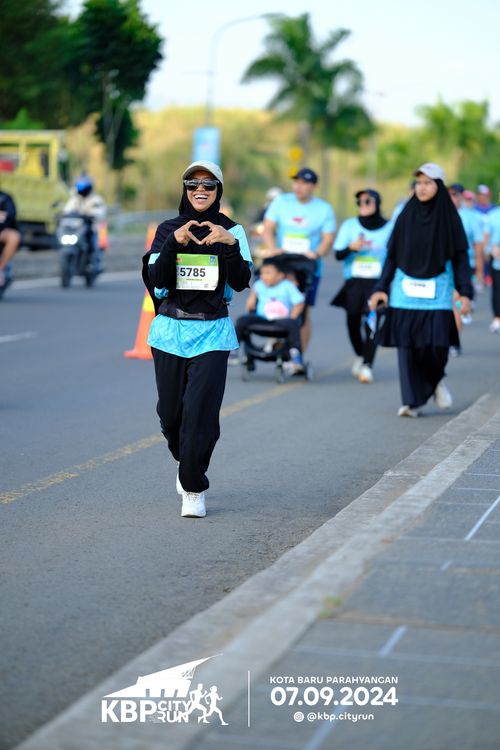 Race photo from KBP City Run 2024
