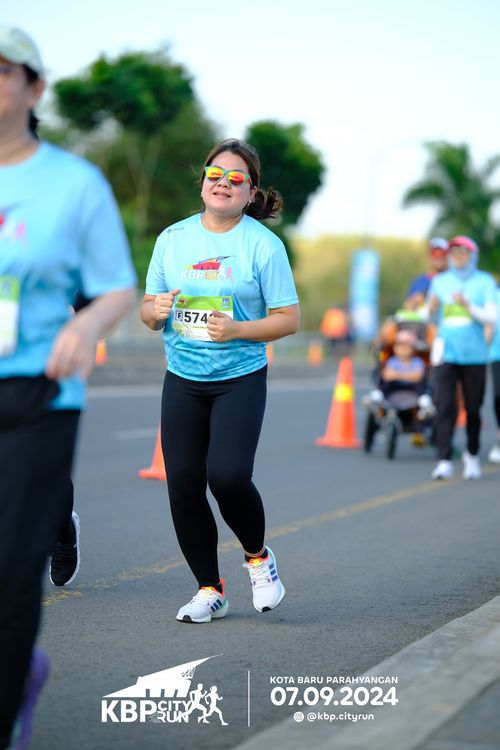 Race photo from KBP City Run 2024