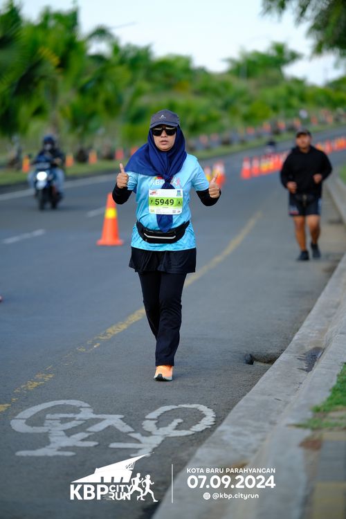 Race photo from KBP City Run 2024